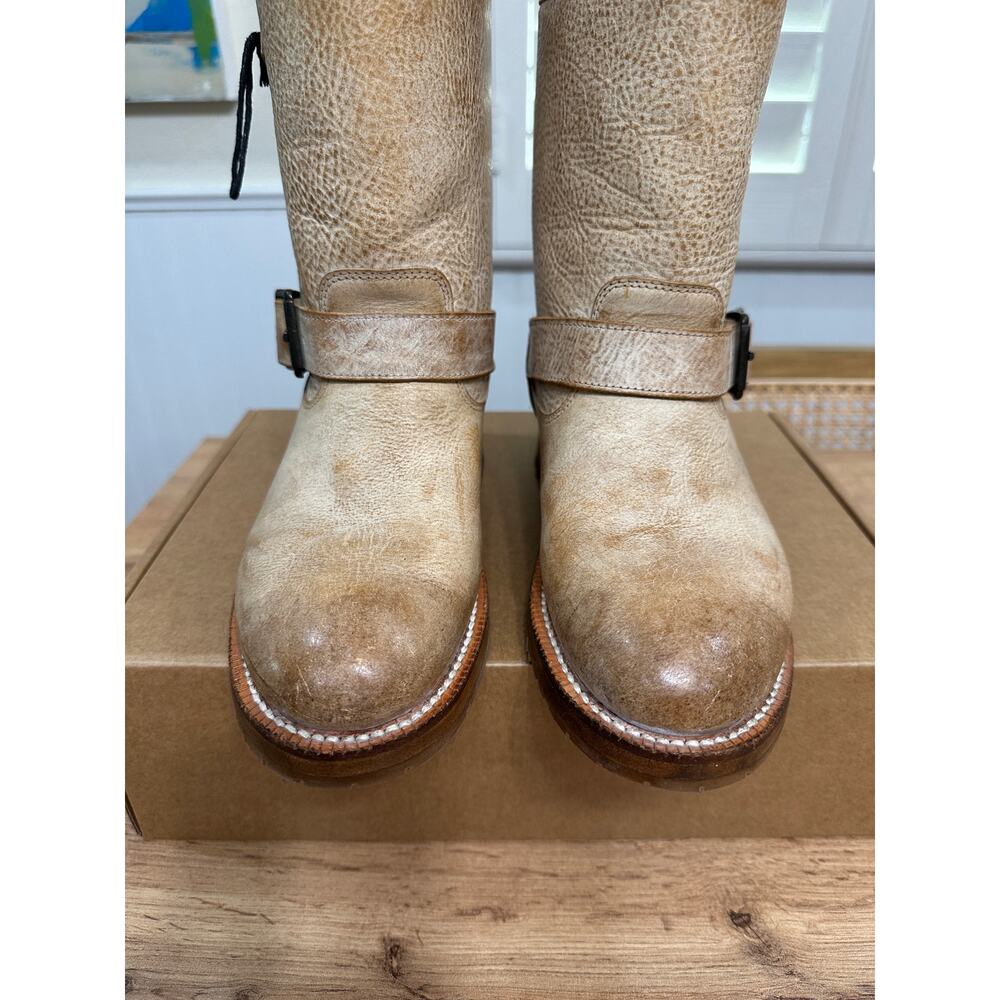 Cleo + Wolf Women's Blaine Fashion Booties Round Toe Tan Leather Size 7.5 NWOB - Picture 7 of 16